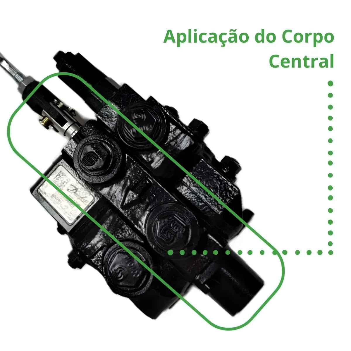 Comando Danfoss 1/2 - CH100 P/Acion. Agric. Mola C.F 1Via - Imagem 4