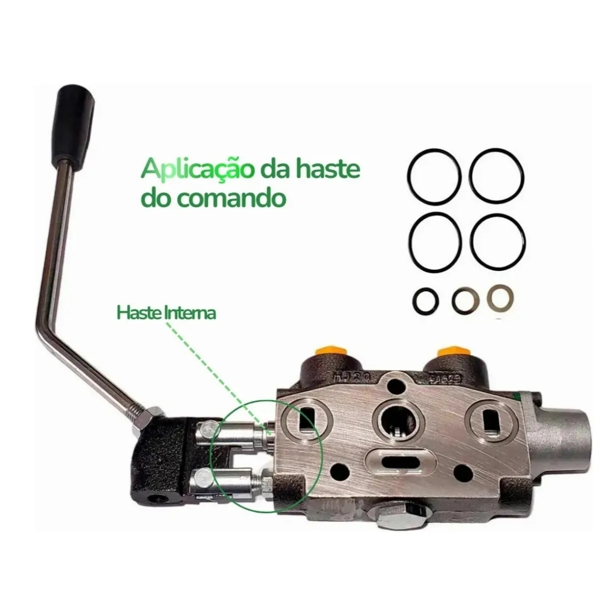 Comando Danfoss 3/8 - CH60 P/Acion. Agric. Mola C.F 2vias - Imagem 5