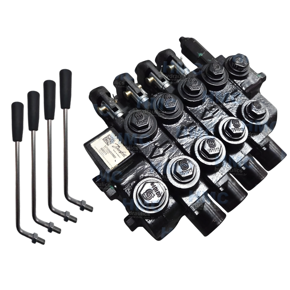 Comando Danfoss 3/8 - CH60 P/Acion. Agric. Mola C.F 4Vias - Imagem 2
